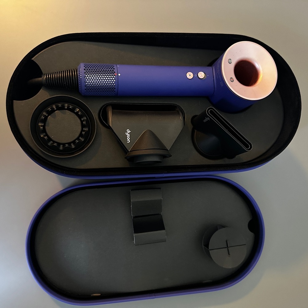 Dyson Supersonic hair dryer - purple and rose gold color